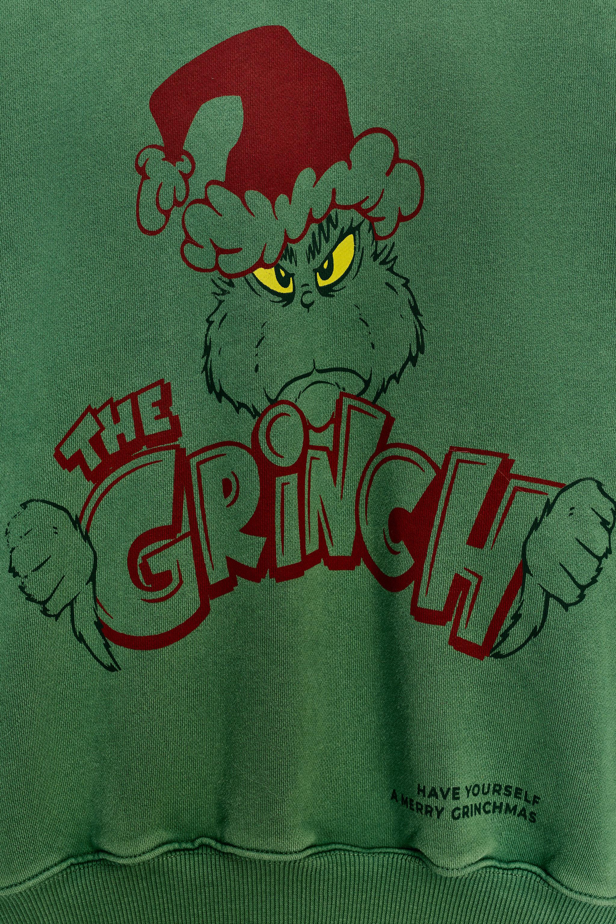 SWEAT GRINCH™ NOËL EFFET DÉLAVÉ
